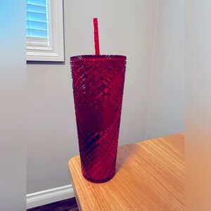 BNWT Starbucks Venti Holiday Limited Edition Jeweled Red Tumbler